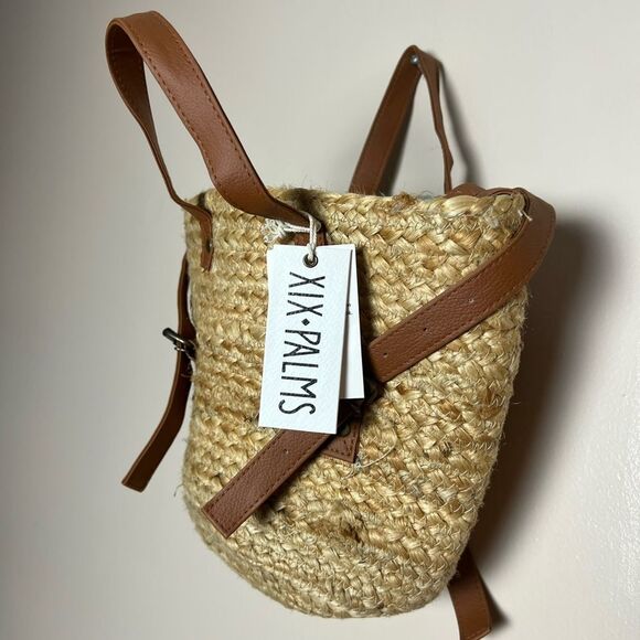 CLEARANCE! XIX (19) Palms “The Shore” Woven Insulated Bag NWT - Picture 4 of 5